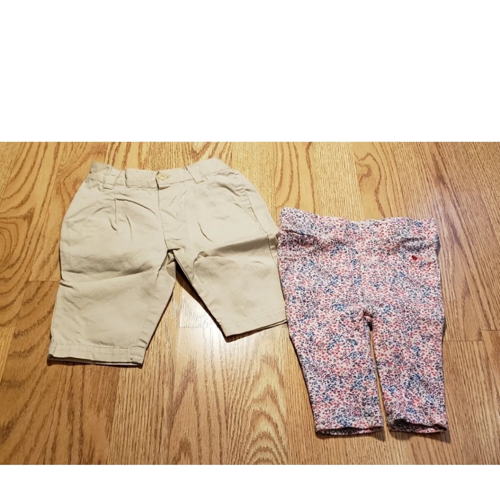 Ralph Lauren & Levi's Baby Girls Pants Size: 6 Months Lot of 2